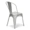 Atlas Commercial Products Titan Series Industrial Metal Chair, Silver MSC9SLV - alternate 3
